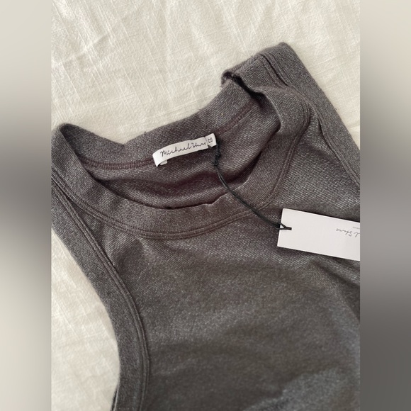 NWT Michael Stars O/S Grey Tank Top - Picture 6 of 6